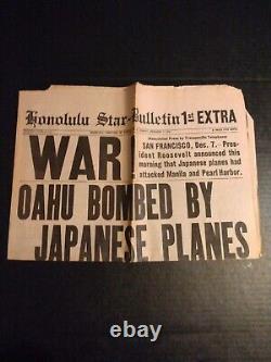 Vintage Military Memorabilia, Pearl Harbor Survivor Metals, Photos, & Papers