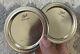 Vintage Set Of 2 Ball Mason Jar Canning Silver Metal Lid Storage Silicone Seal