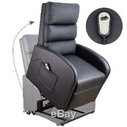Walnew Power Lift Massage Recliner PU Leather Huge Thick Padded Sofa Seat with R